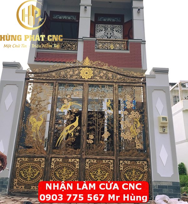 Làm cửa cổng sắt CNC tại Quận 9 TPHCM | 0903 775 567 Mr Hùng