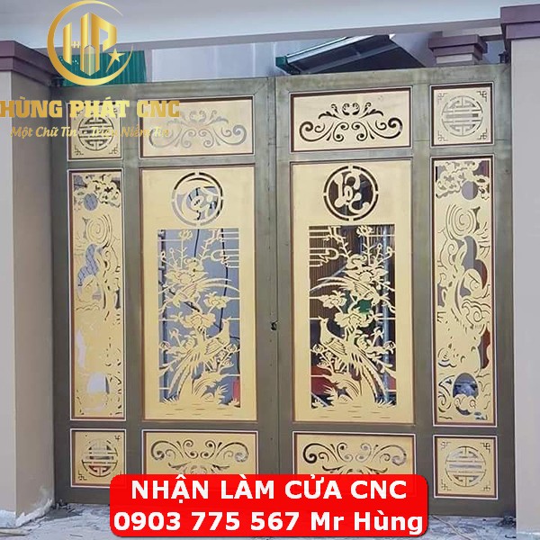 Làm cửa cổng sắt cnc tại Quận 2 tphcm