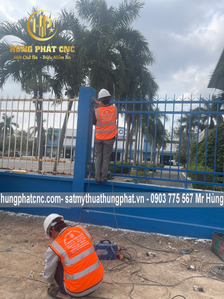 Làm hàng rào KCN AGTEX Long Bình | Hàng rào khu công nghiệp đang trở thành sự lựa chọn 