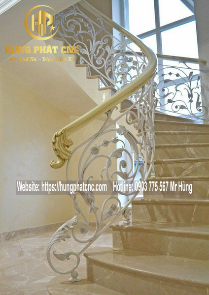 Làm Cầu Thang Sắt Quận 7 HCM, Thiết Kế - Thi Công Cầu Thang Sắt Đẹp, Giá Rẻ