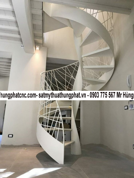 #1 Cầu thang xoắn tại Khánh Hòa Sản xuất cầu thang xoắn ốc, cầu thang xương cá chuyên nghiệp tại Khánh Hòa với kinh nghiệm hơn 15 năm