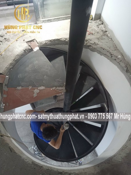 【#1】Làm cầu thang hình xoắn ốc | 0903 775 567 Mr Hùng