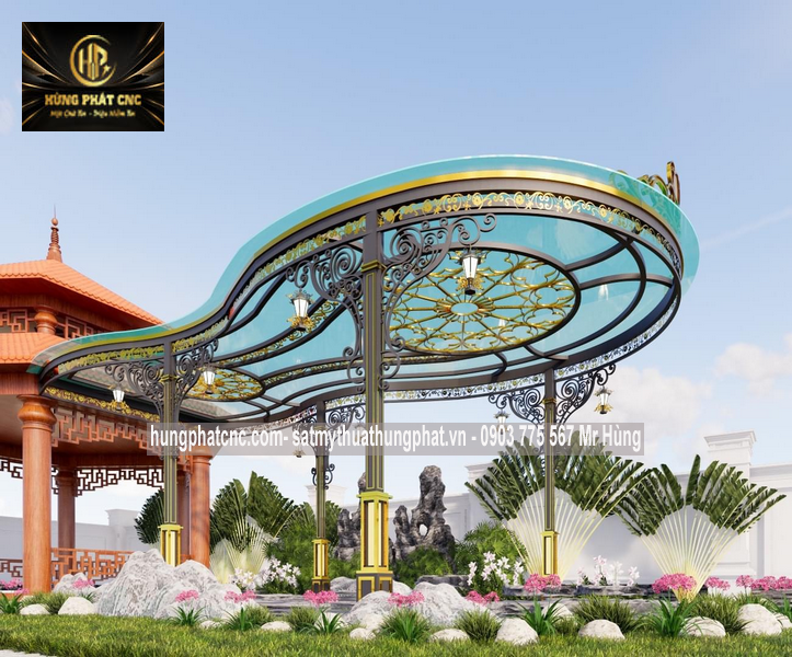 Làm mái kính nghệ thuật tòa nhà, văn phòng tphcm | 0903 775 567 Mr Hùng