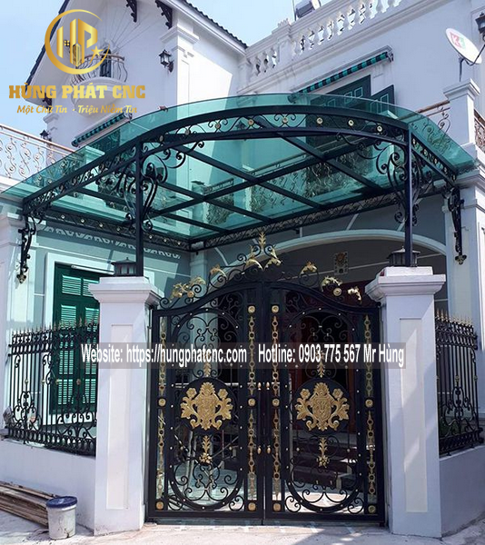  Mẫu Mái Kính Sắt Nghệ Thuật ở Long Khánh | 0903 775 567 Mr Hùng