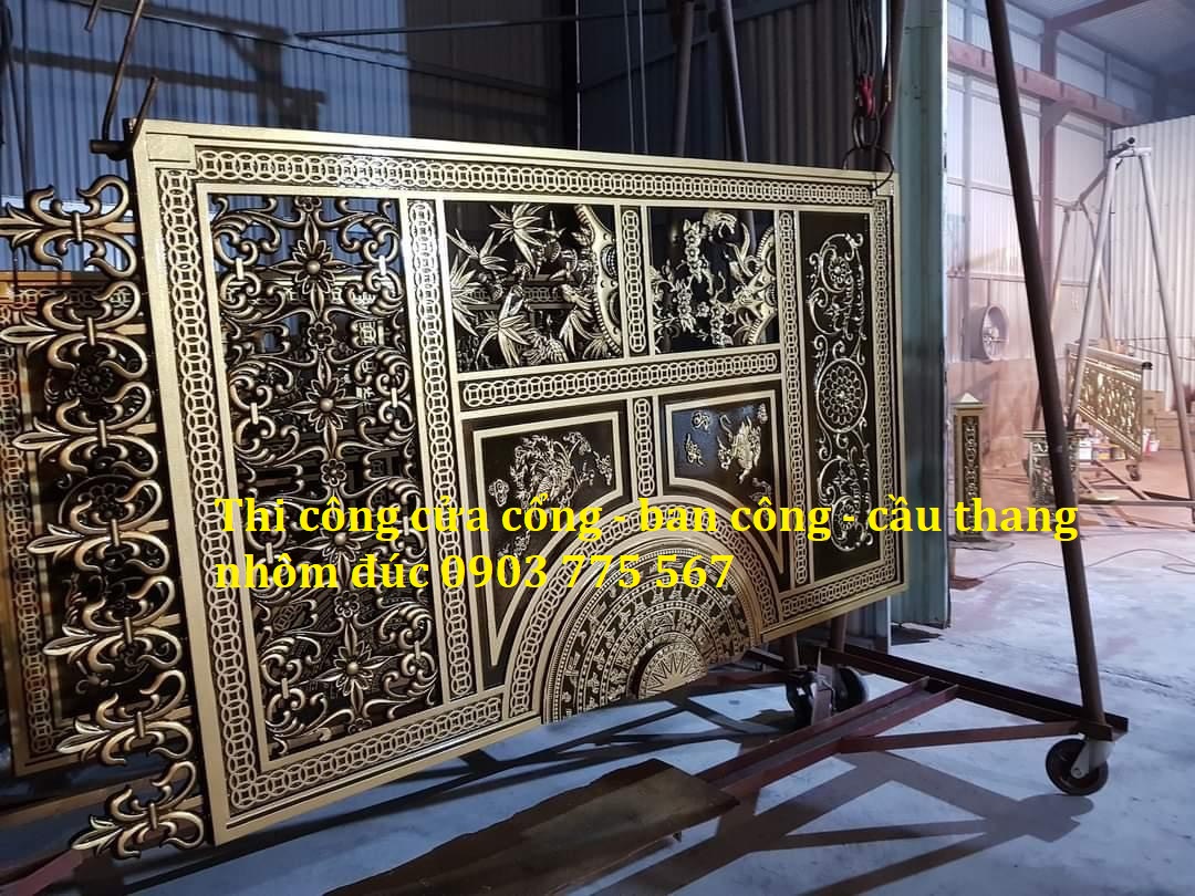 Thi Công Cổng Cửa Lan Can Nhôm Đúc Đà Nẵng
