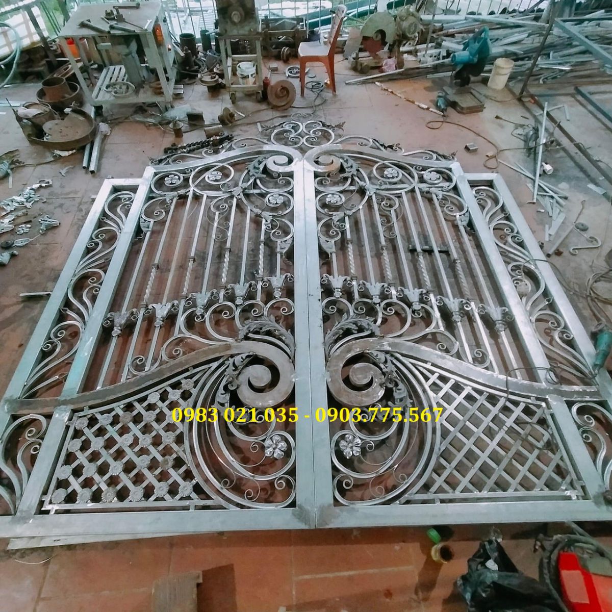 Làm Cửa Cổng Sắt Mỹ Thuật Long Thành