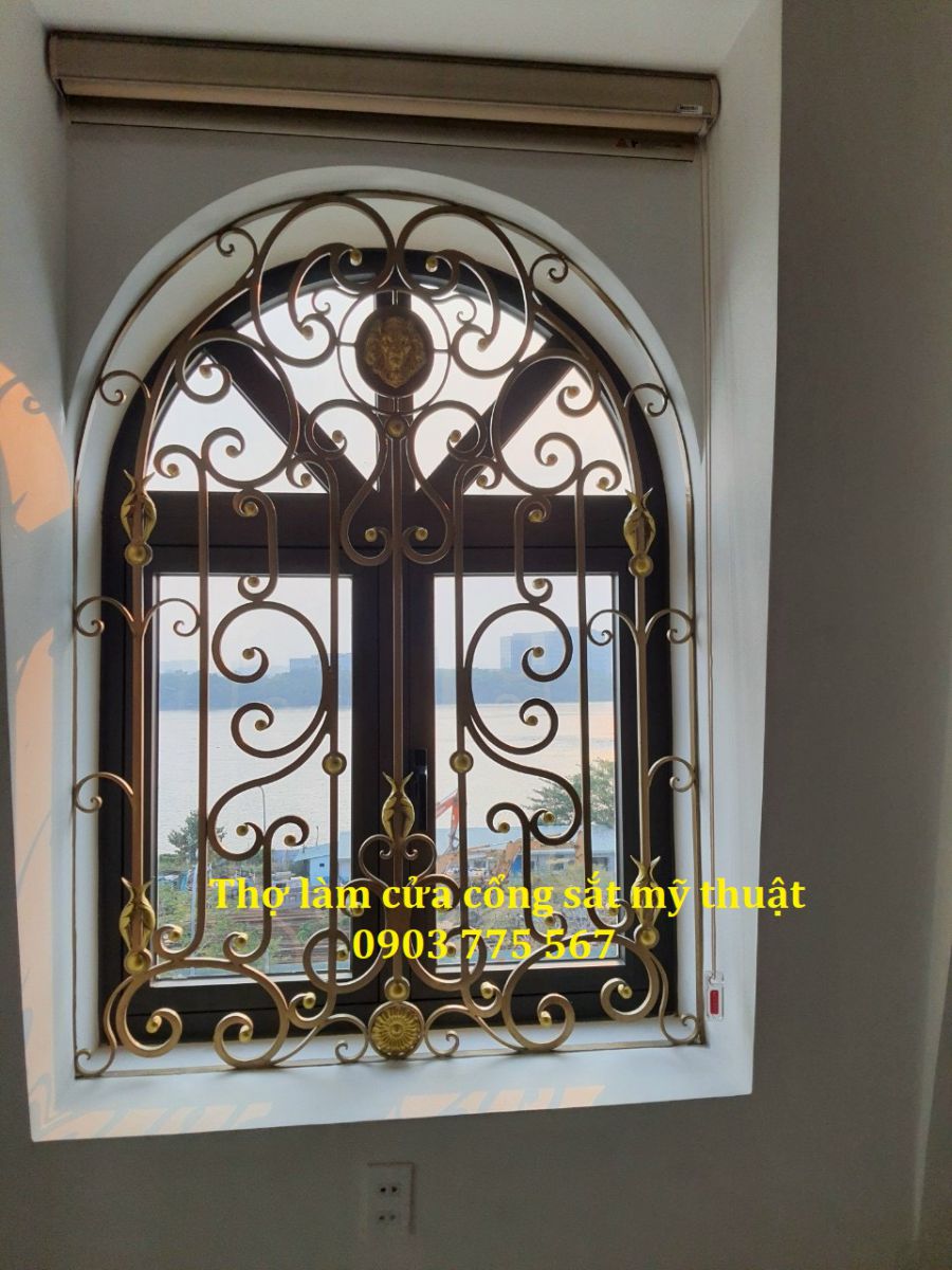 Thi công cửa cổng sắt mỹ thuật tại Hải Châu