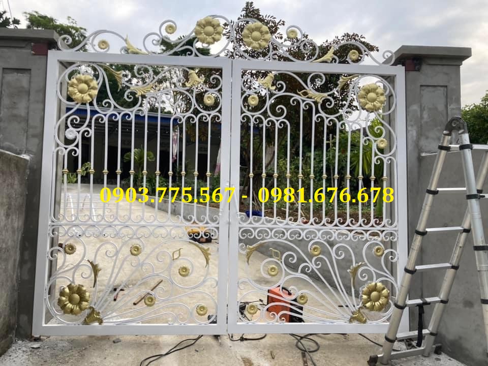 Thi công cửa cổng bằng sắt ở Cẩm Lệ