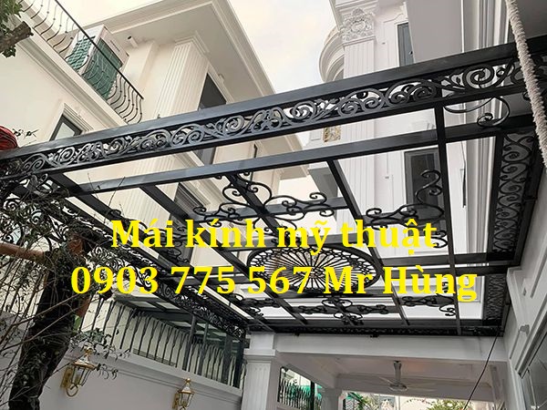Thi công mái kính mỹ thuật ở Đà Nẵng